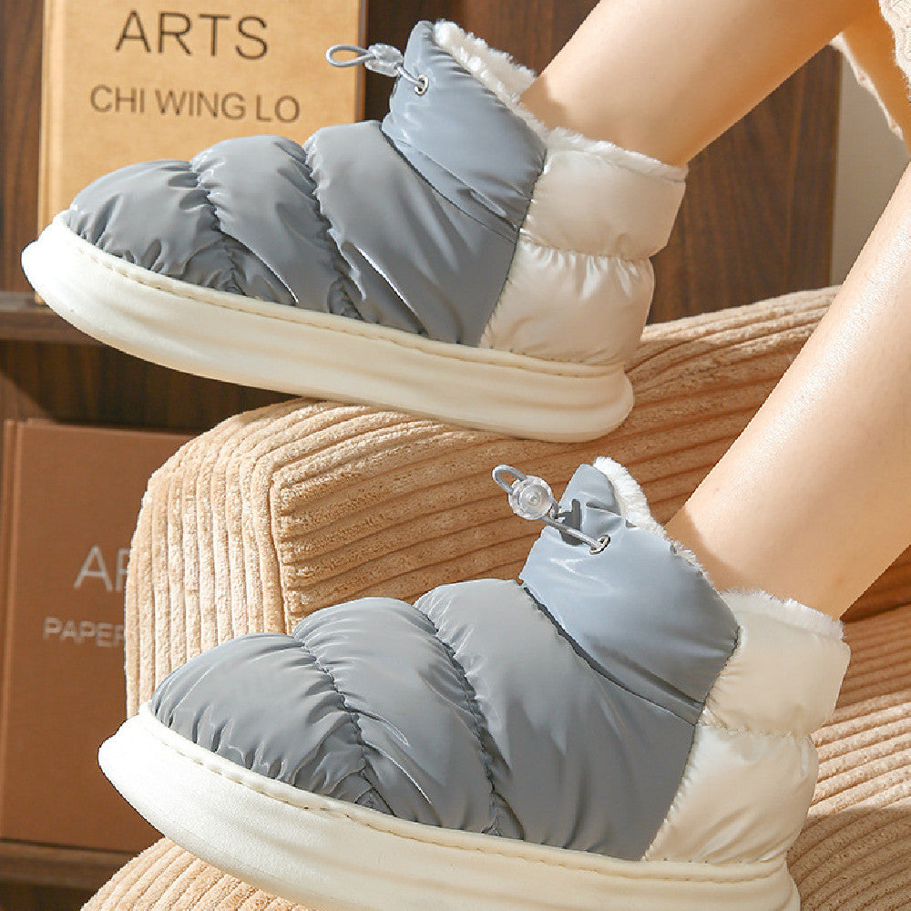 Women's winter snow boots with anti-slip sole