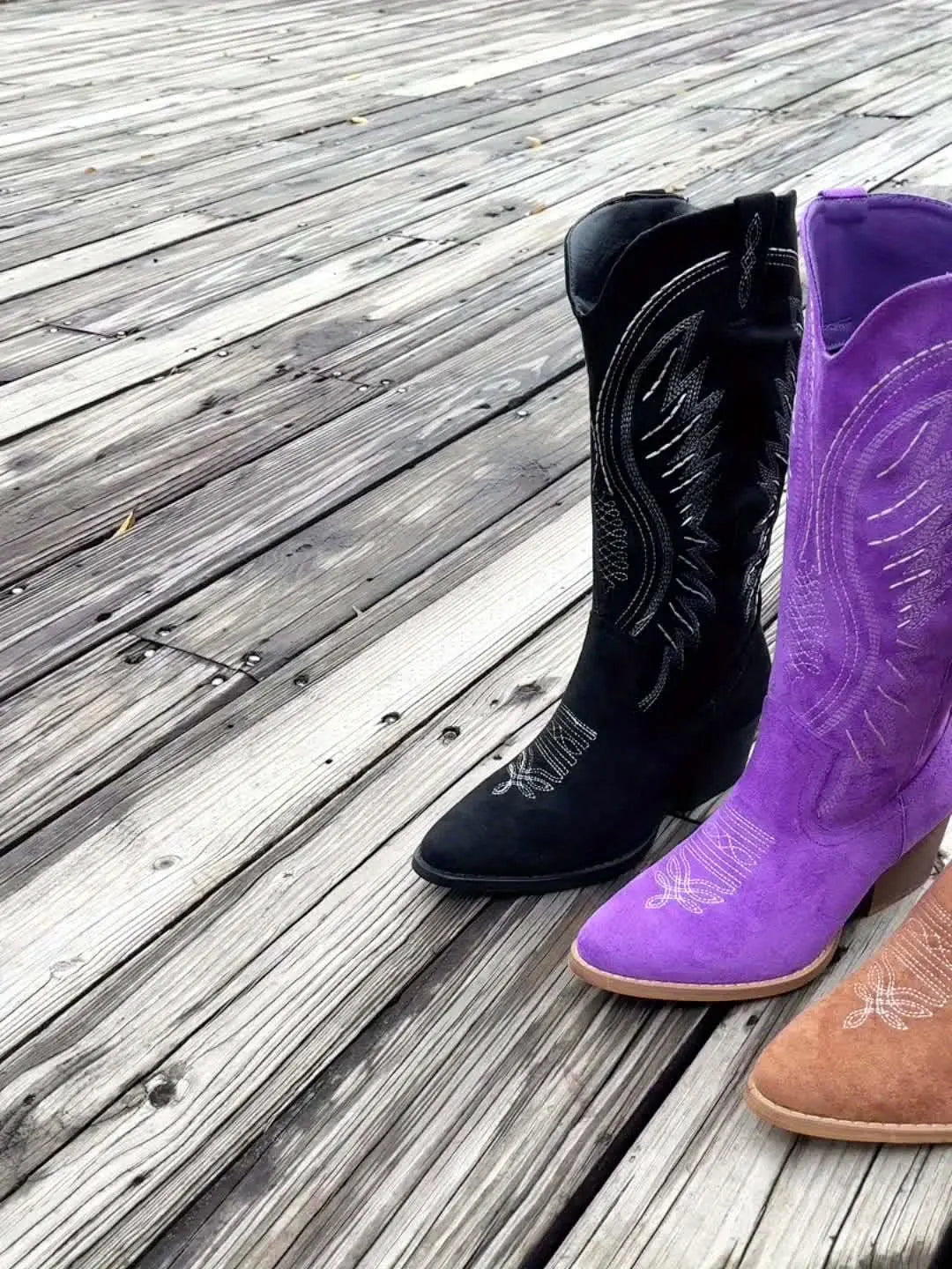 C&M® | Midnight Suede Boots Carol & Margaret Wilmington