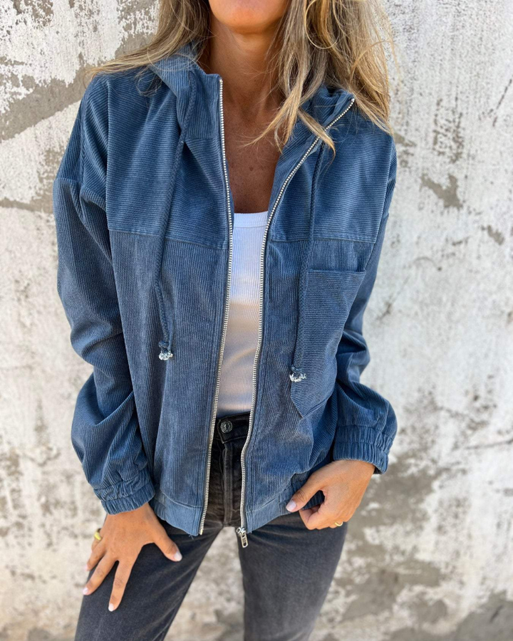 C&M® | Cozy Hooded Zip Jacket Carol & Margaret Wilmington