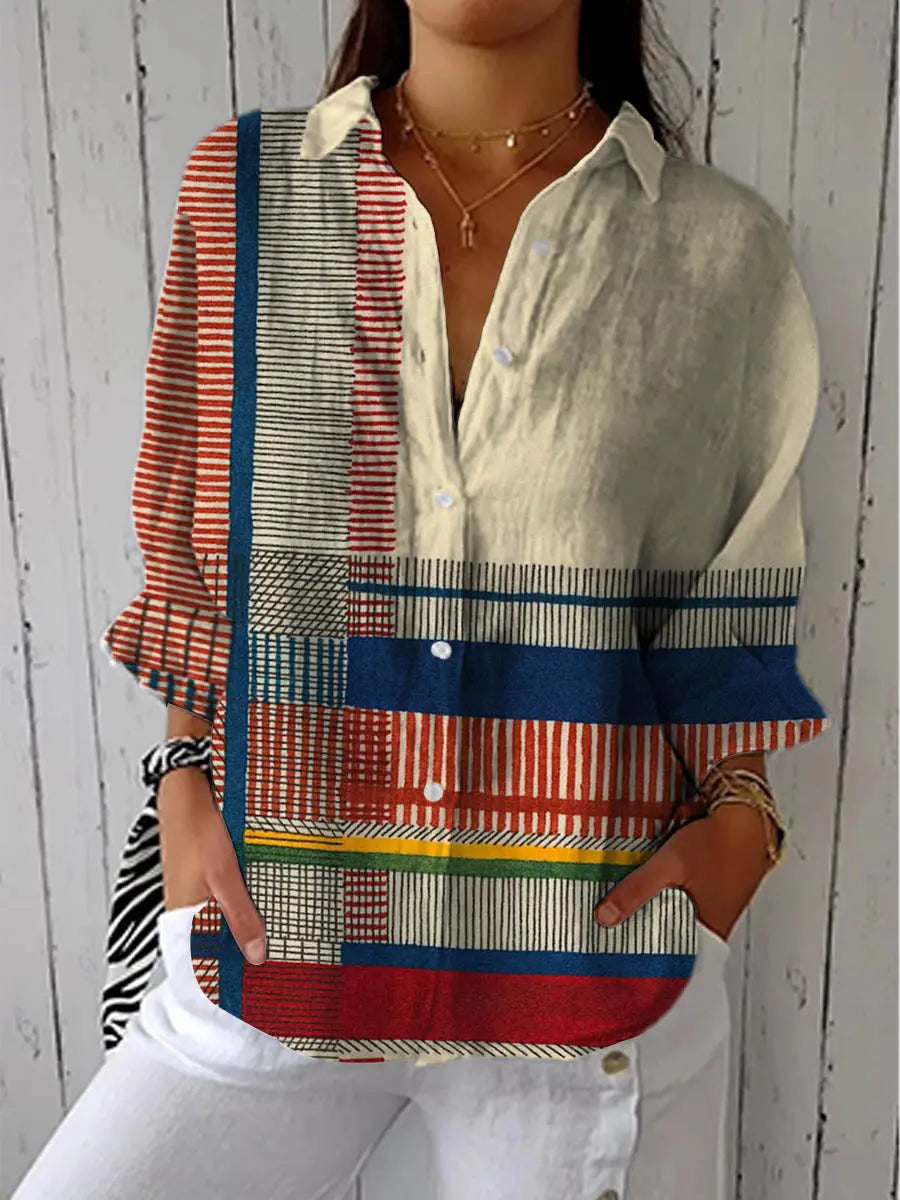 C&M® | Artistic Pattern Blouse Carol & Margaret Wilmington