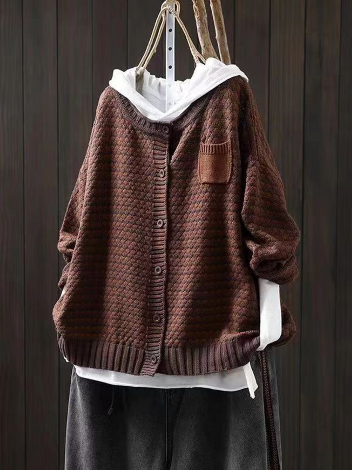 C&M® | TEXTURED KNIT CARDIGAN Carol & Margaret Wilmington