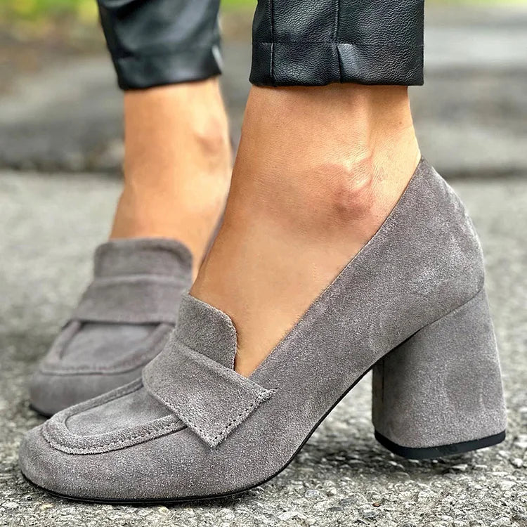 C&M® | Block Heel Loafers Carol & Margaret Wilmington