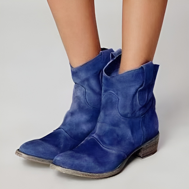 C&M® | Chic Suede Ankle Boots Carol & Margaret Wilmington