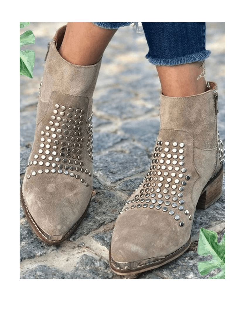 C&M® | Studded Edge Boots Carol & Margaret Wilmington