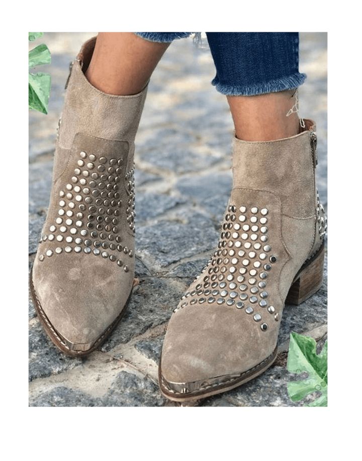 C&M® | Studded Edge Boots Carol & Margaret Wilmington
