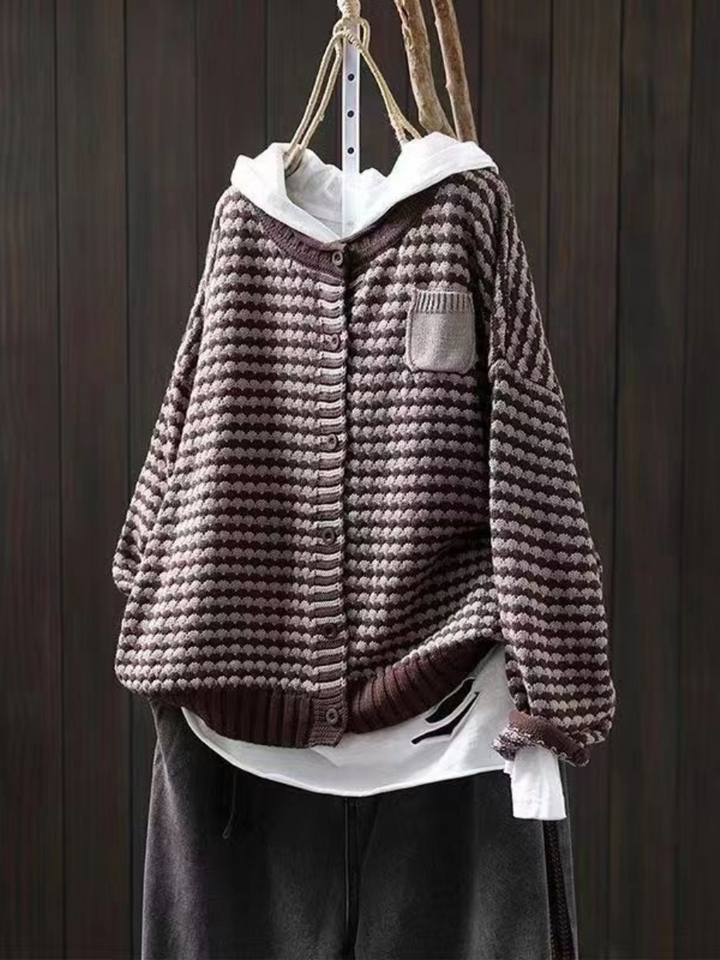 C&M® | TEXTURED KNIT CARDIGAN Carol & Margaret Wilmington