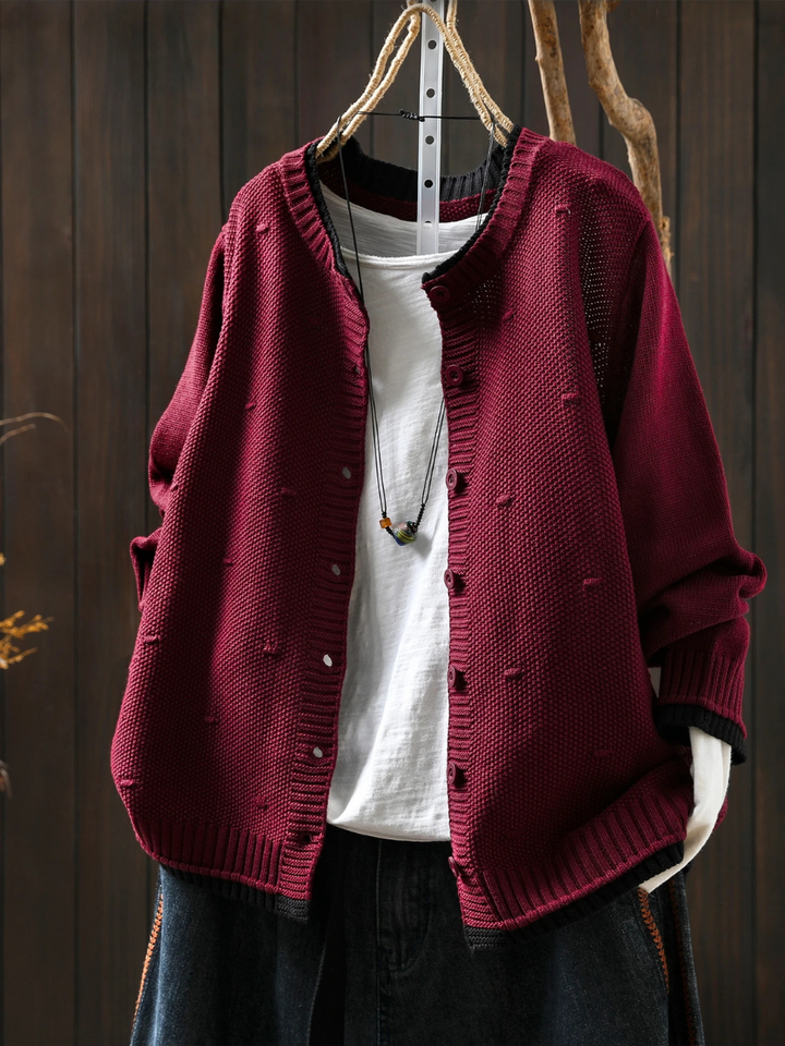 C&M® | TEXTURED CARDIGAN Carol & Margaret Wilmington