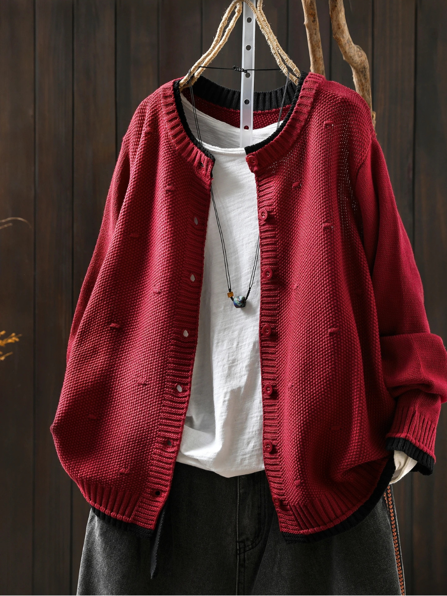 C&M® | TEXTURED CARDIGAN Carol & Margaret Wilmington