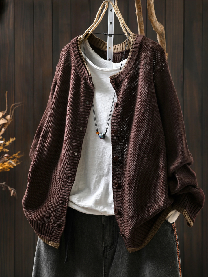 C&M® | TEXTURED CARDIGAN Carol & Margaret Wilmington