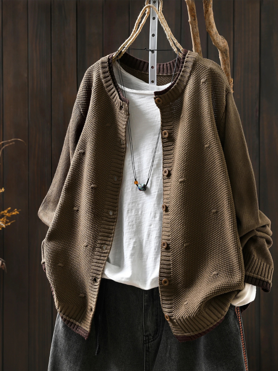 C&M® | TEXTURED CARDIGAN Carol & Margaret Wilmington