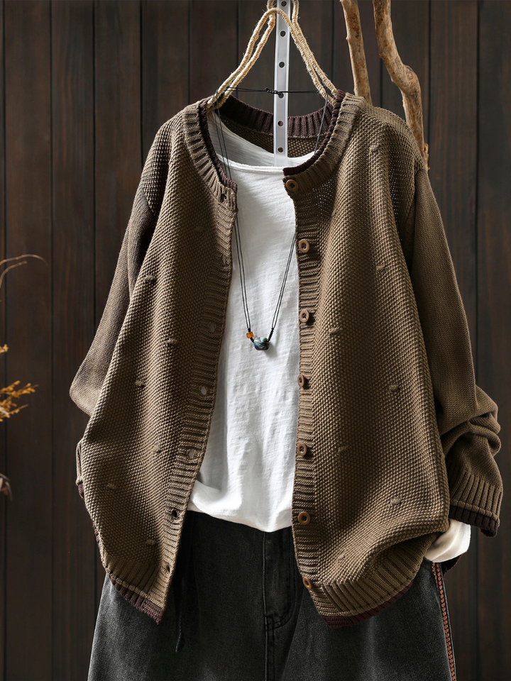 C&M® | TEXTURED CARDIGAN Carol & Margaret Wilmington
