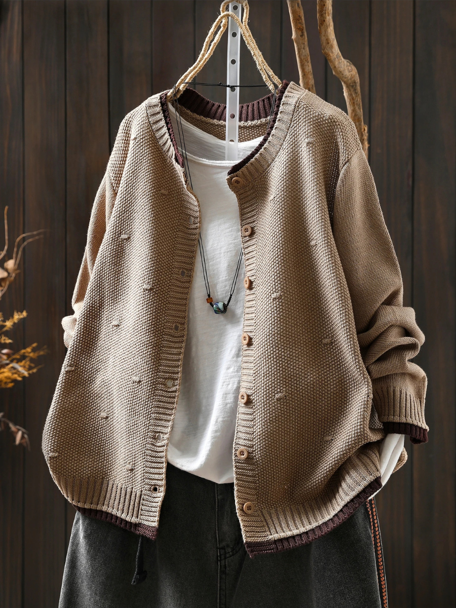 C&M® | TEXTURED CARDIGAN Carol & Margaret Wilmington