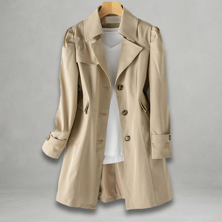 C&M® | Elegant Autumn Trench Coat Carol & Margaret Wilmington