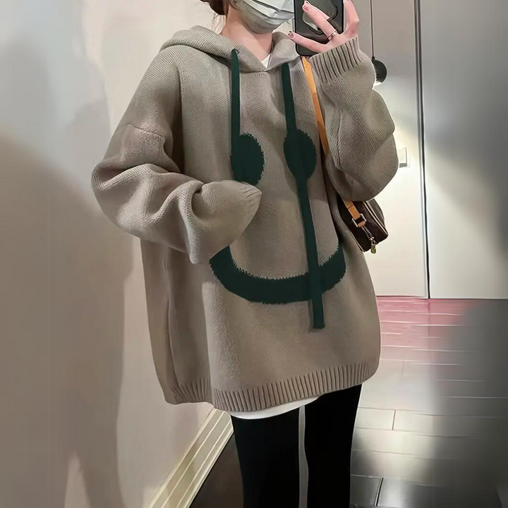 Valdis | Women's Oversized Ribbed Long-Sleeve Hoodie