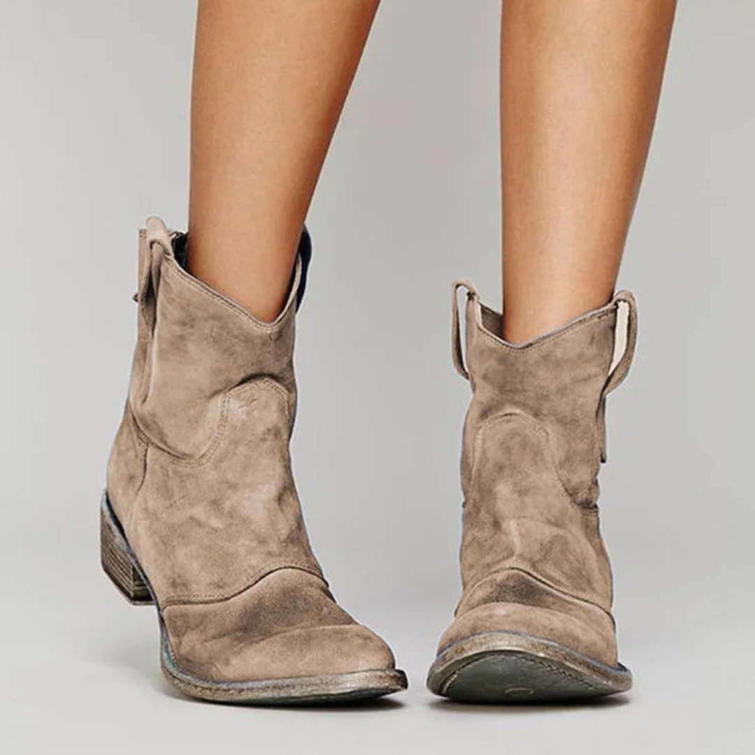 C&M® | Chic Suede Ankle Boots Carol & Margaret Wilmington