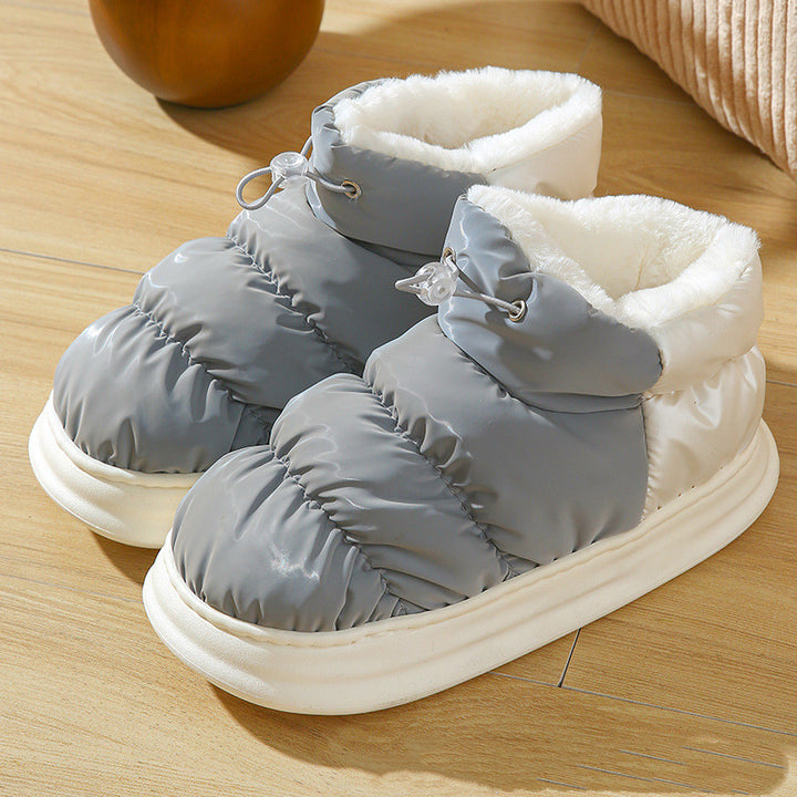 Women's winter snow boots with anti-slip sole