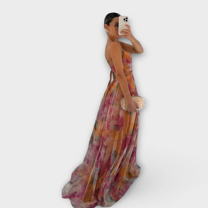 Mariselle | Mesh Maxi Dress
