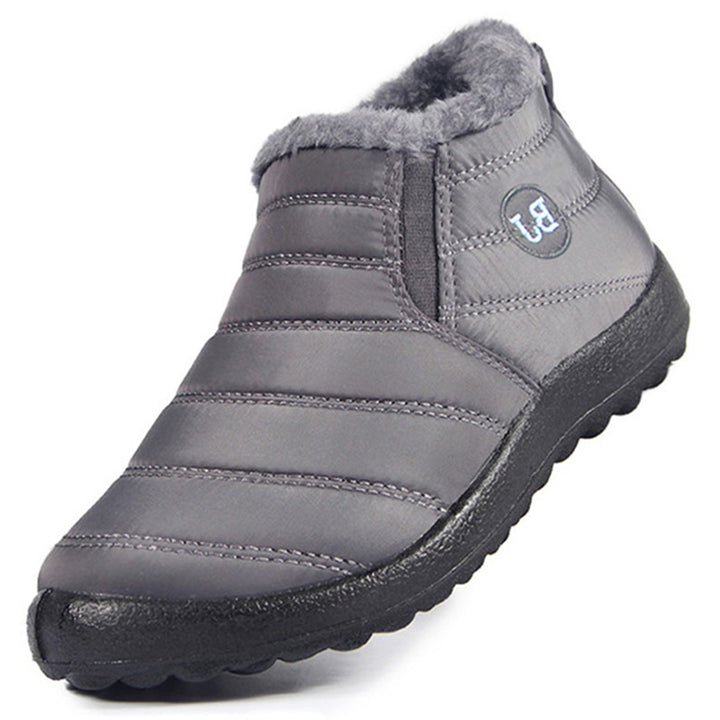Women's winter snow ankle boots in purple