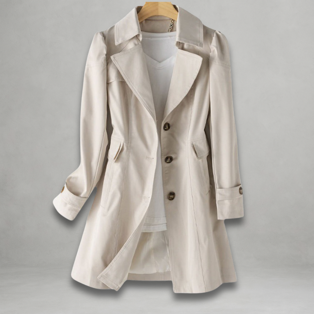C&M® | Elegant Autumn Trench Coat Carol & Margaret Wilmington