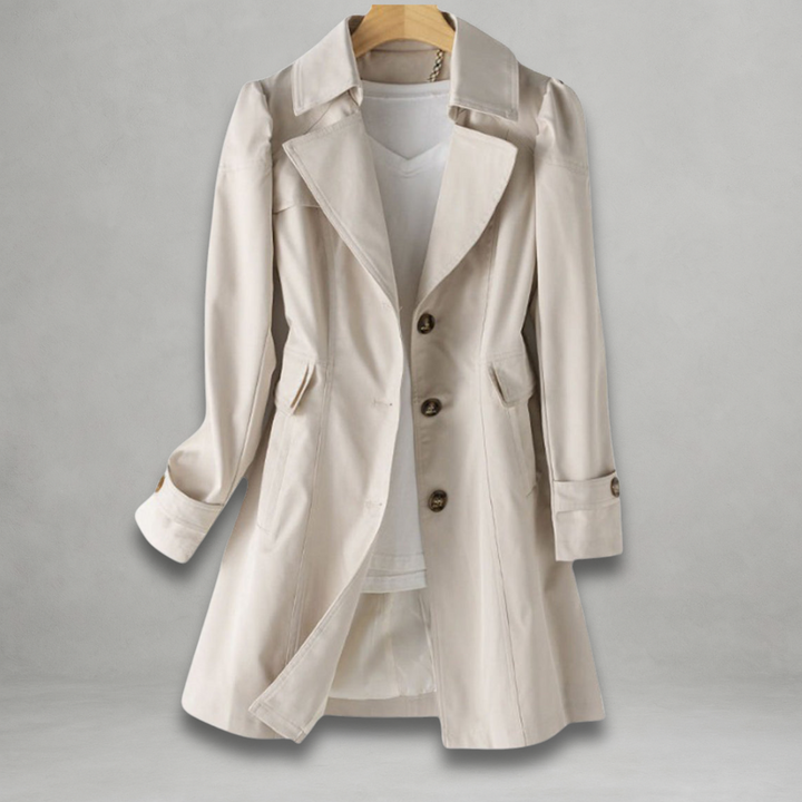 C&M® | Elegant Autumn Trench Coat Carol & Margaret Wilmington