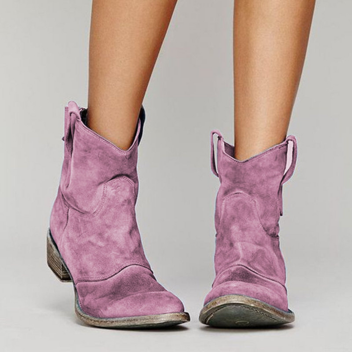 C&M® | Chic Suede Ankle Boots Carol & Margaret Wilmington