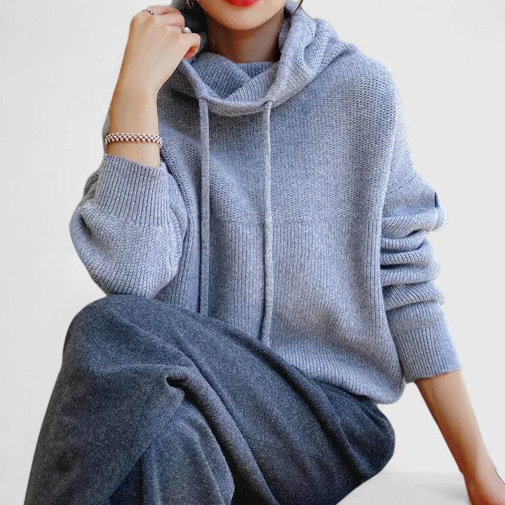 Saphira | Cozy Knit Hoodie