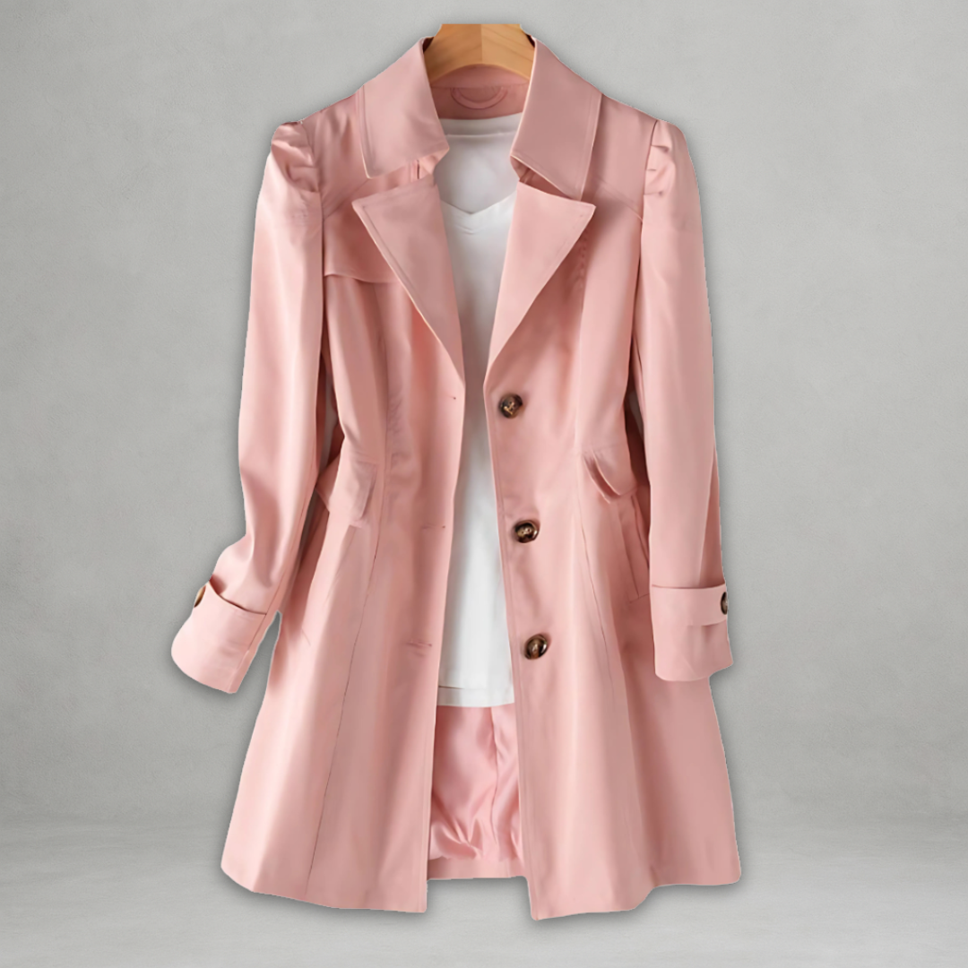 C&M® | Elegant Autumn Trench Coat Carol & Margaret Wilmington