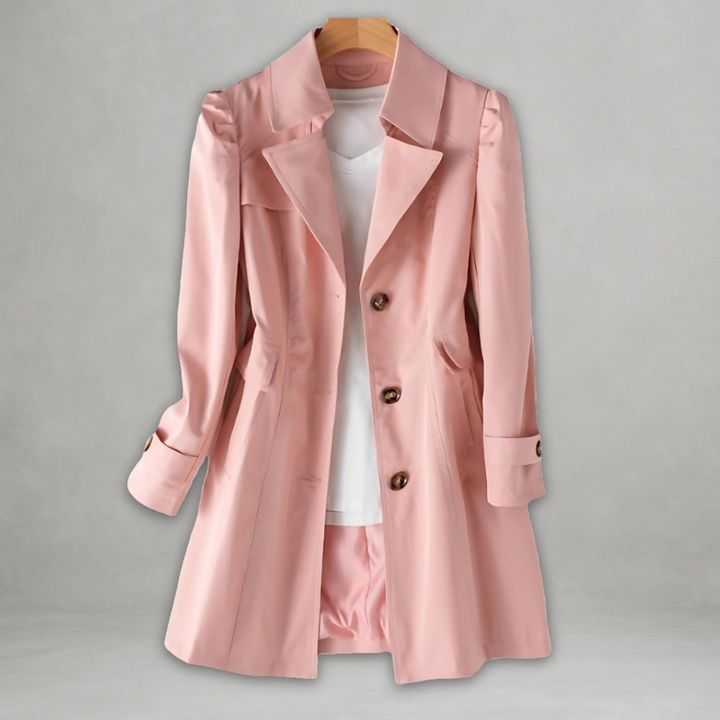 C&M® | Elegant Autumn Trench Coat Carol & Margaret Wilmington