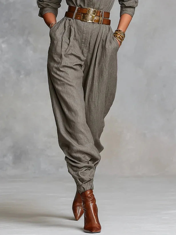 C&M® | Elegant Suede Jumpsuit Carol & Margaret Wilmington