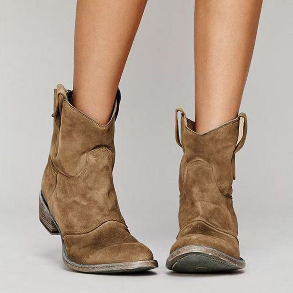 C&M® | Chic Suede Ankle Boots Carol & Margaret Wilmington