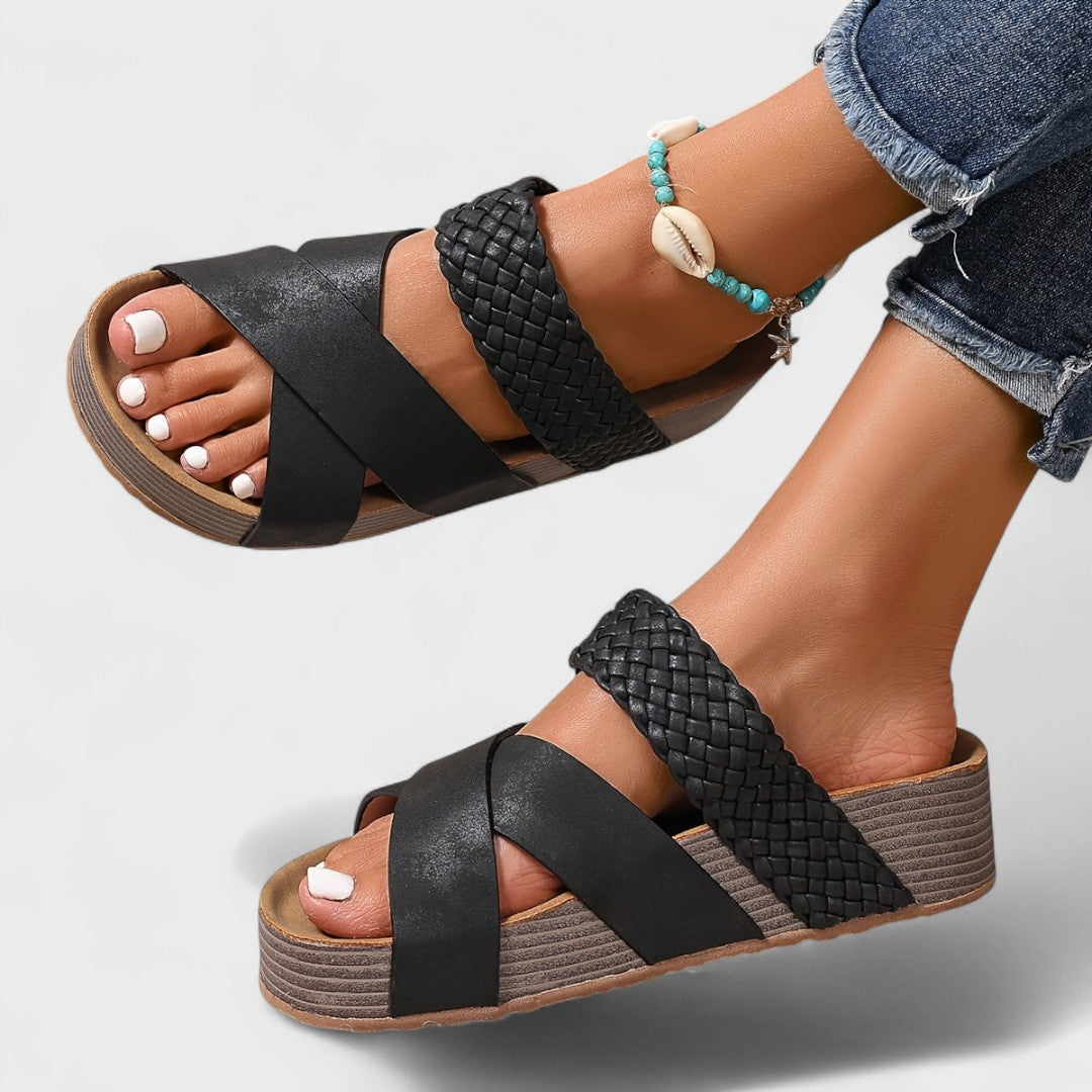 Delphine | Leather Orthopedic Sandals