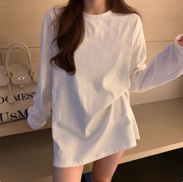 Women's knit cardigan coat with long sleeves