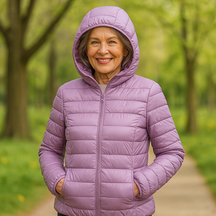 Camille | Light Quilted Hoodie Jacket