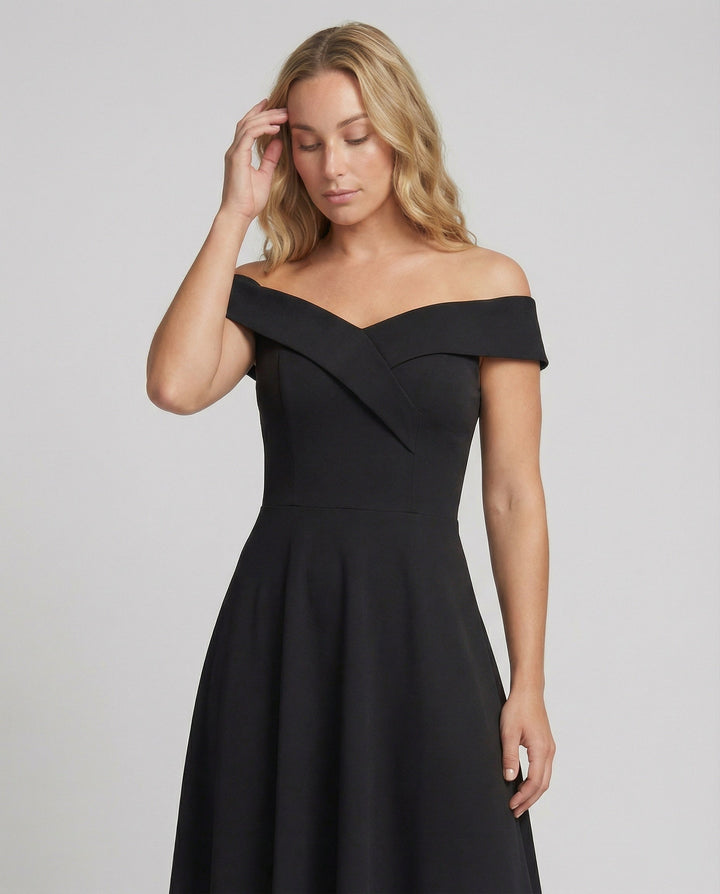 Kiara | Women's Off Shoulder A-Line Maxi Dress