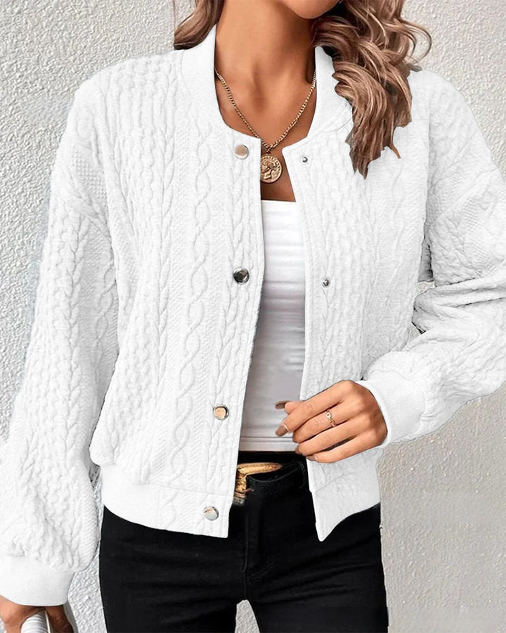 Alondra | Women’s Cable Knit Button Cardigan