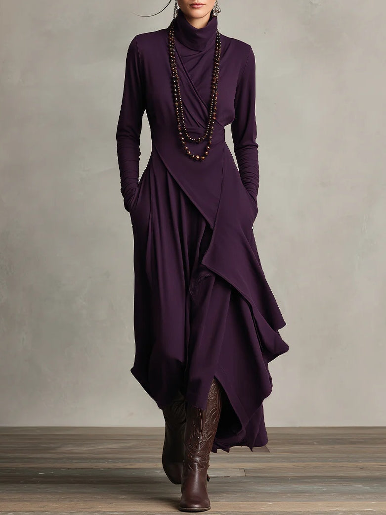 Sydney | Women's High Neck Layered Maxi Dress