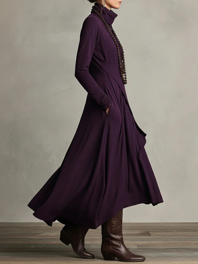 Sydney | Women's High Neck Layered Maxi Dress