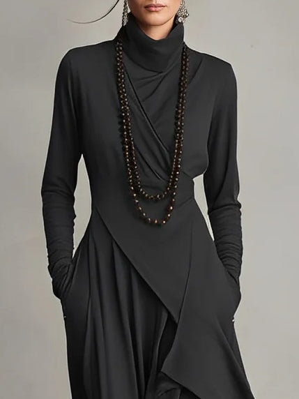 Sydney | Women's High Neck Layered Maxi Dress