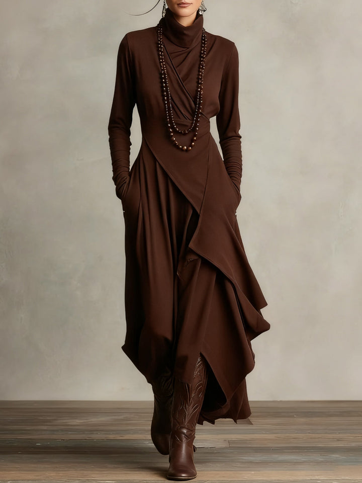 Sydney | Women's High Neck Layered Maxi Dress