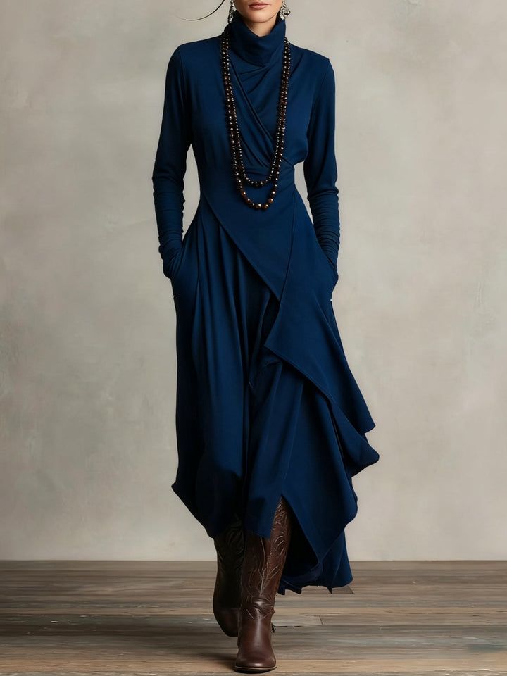 Sydney | Women's High Neck Layered Maxi Dress