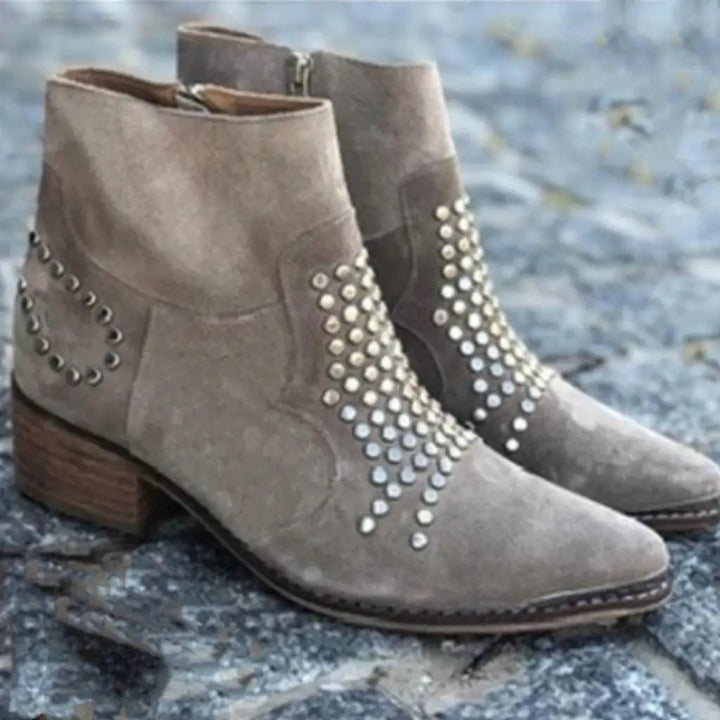 C&M® | Studded Edge Boots Carol & Margaret Wilmington