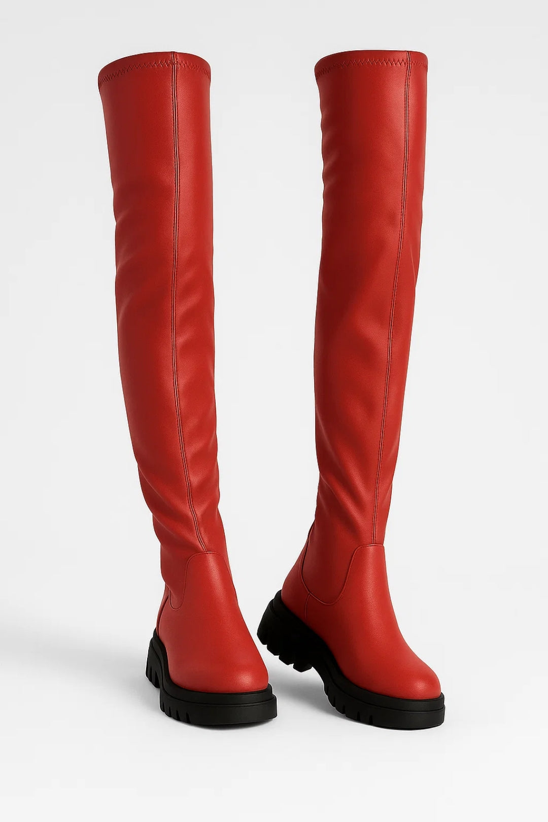 Melany | Women's Over Knee Boots with Block Heel