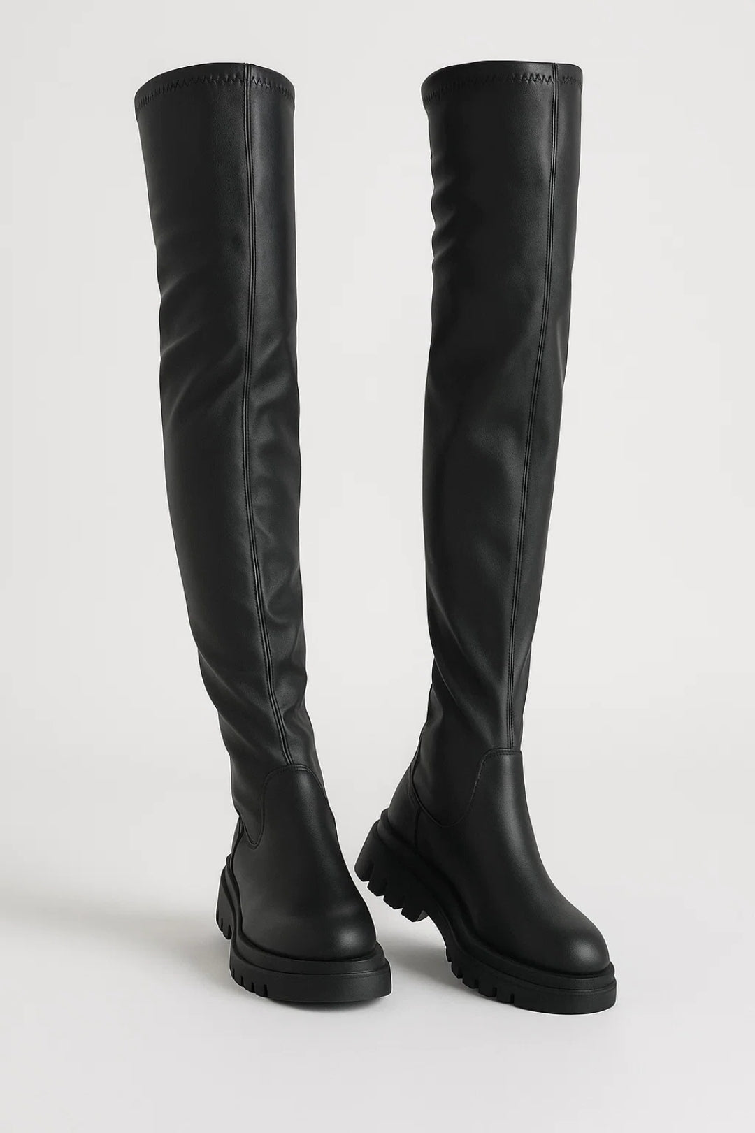 Melany | Women's Over Knee Boots with Block Heel