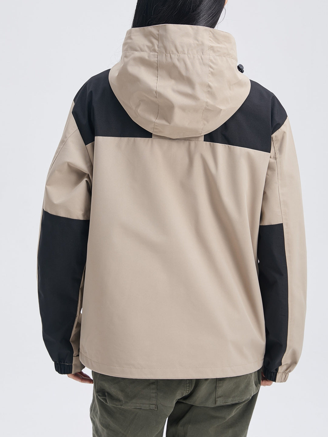Women's hooded 3-in-1 fleece winter jacket front view