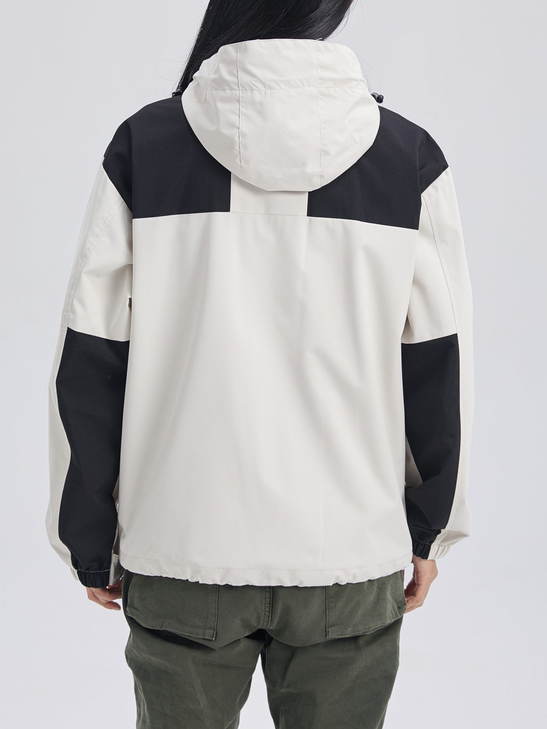 Women's hooded 3-in-1 fleece winter jacket front view