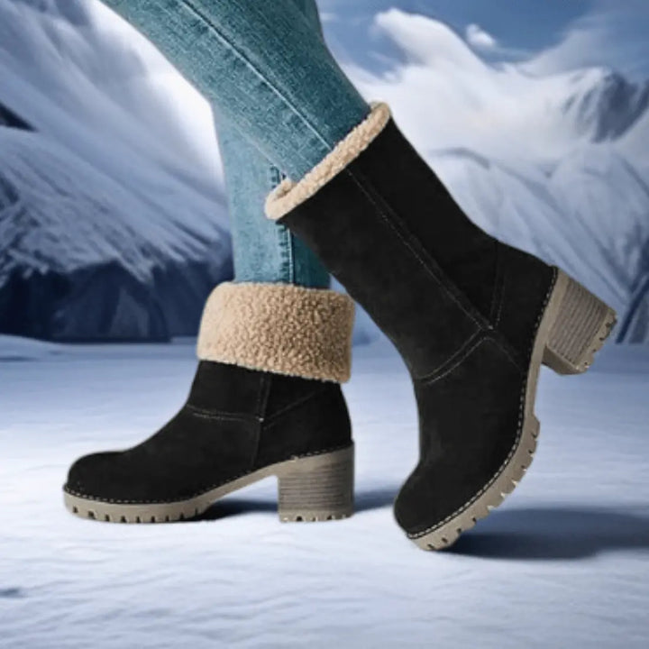 C&M® | Mid-Calf Wool Boots Carol & Margaret Wilmington