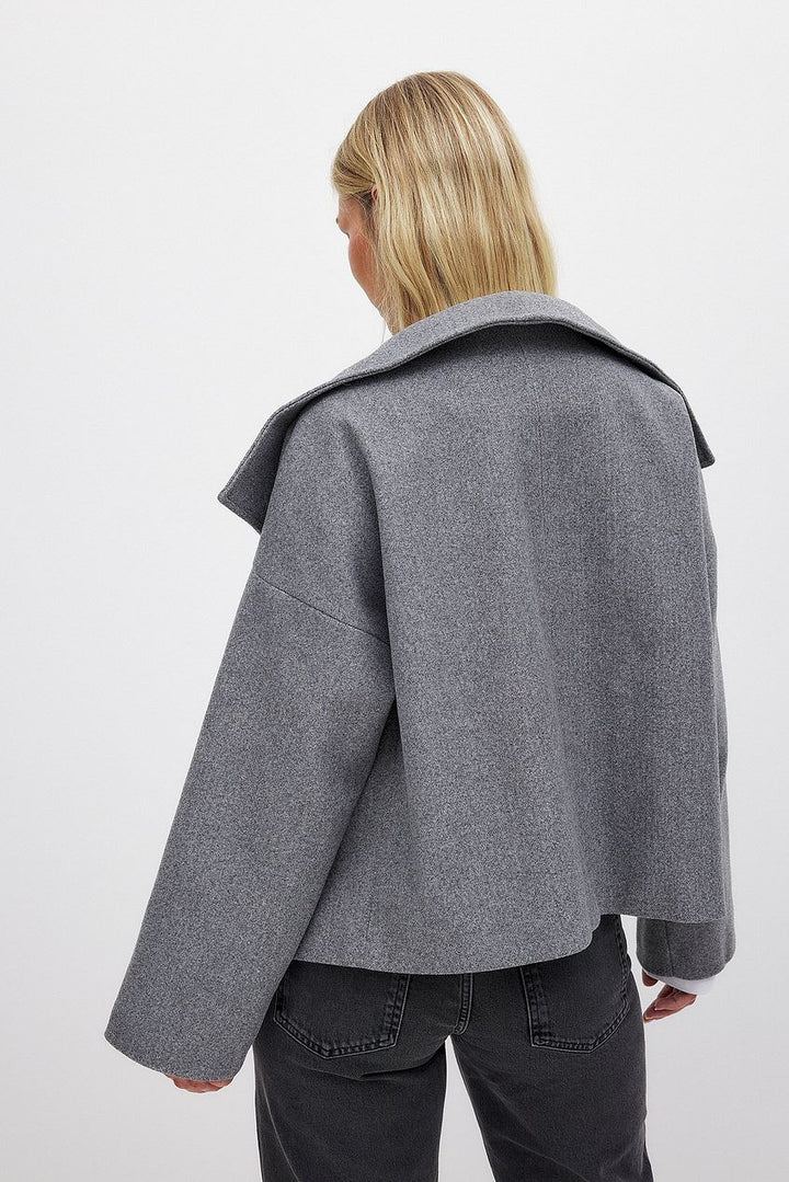 Sally | Women's Double Breasted Cape Sleeve Coat