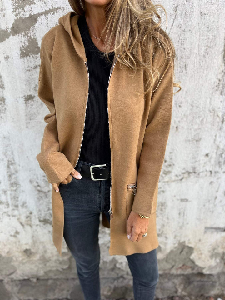 Milan | Women's Open Front Hooded Cardigan Hoodie