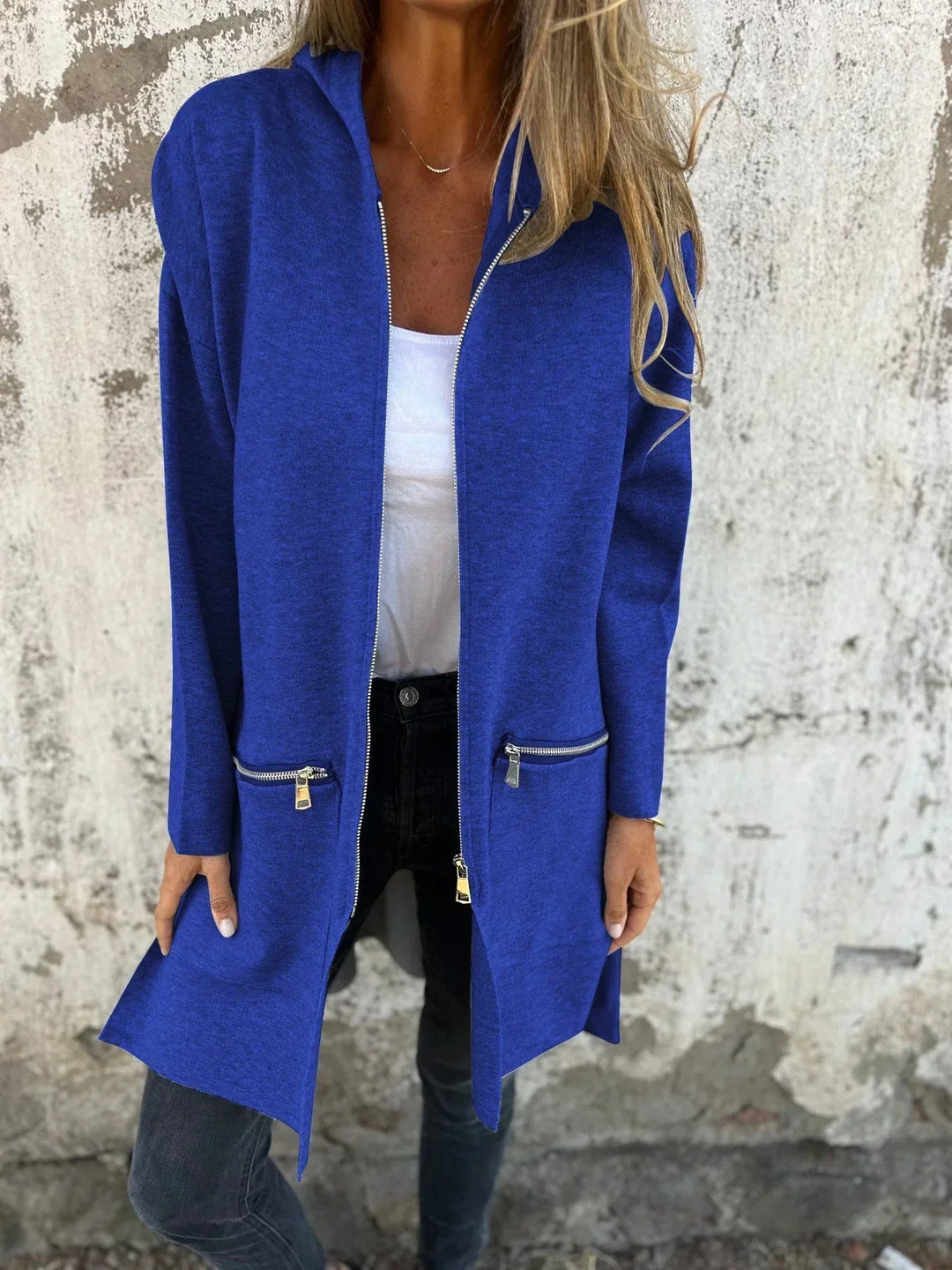 Milan | Women's Open Front Hooded Cardigan Hoodie