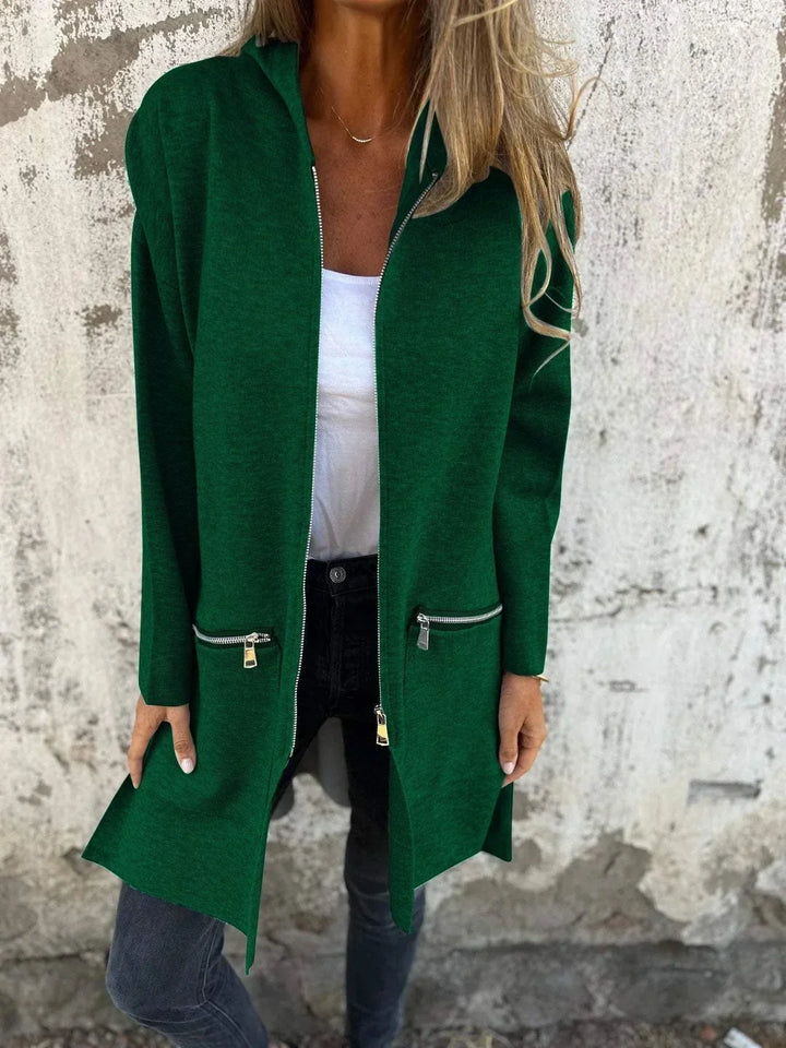 Milan | Women's Open Front Hooded Cardigan Hoodie